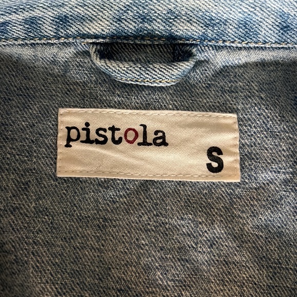 Pistola Oversized jean jacket size S - Picture 4 of 5